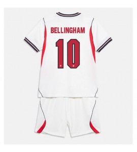Englanti Jude Bellingham #10 Jalkapallovaatteet Lasten Kotipeliasu MM-kisat 2026 Lyhythihainen (+ Lyhyet housut)